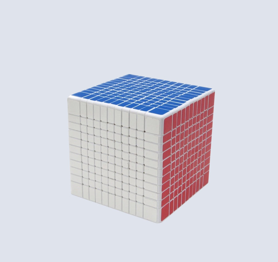 11x11 MoYu & ShengShou White Magic Rubik's Cube | Educational Speed Cube - The Cube Shop