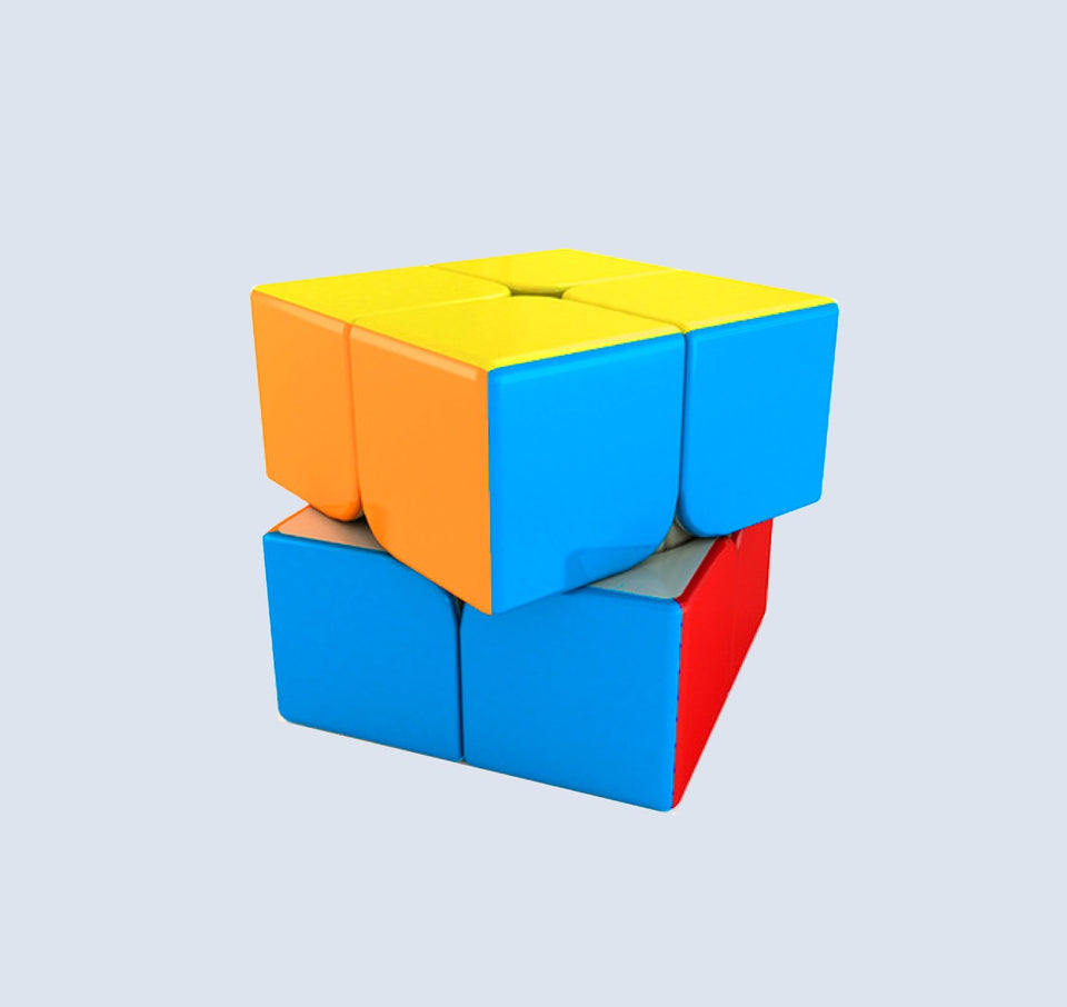 2x2 Moyu & QiYi Stickerless Magic Rubiks Cube. The Perfect Educational Speed Cube! - The Cube Shop