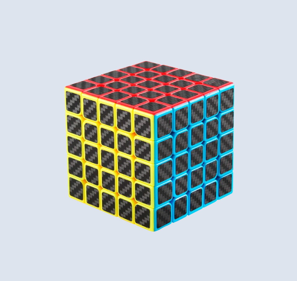 5x5 QiYi Carbon Fiber Speed Magic Rubik's Cube