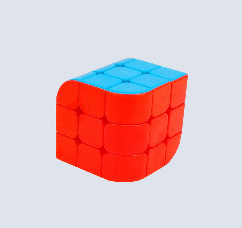 Zcube Trihedron Stickerless Curvy 3x3x3 Magic Cube Puzzle - The Cube Shop
