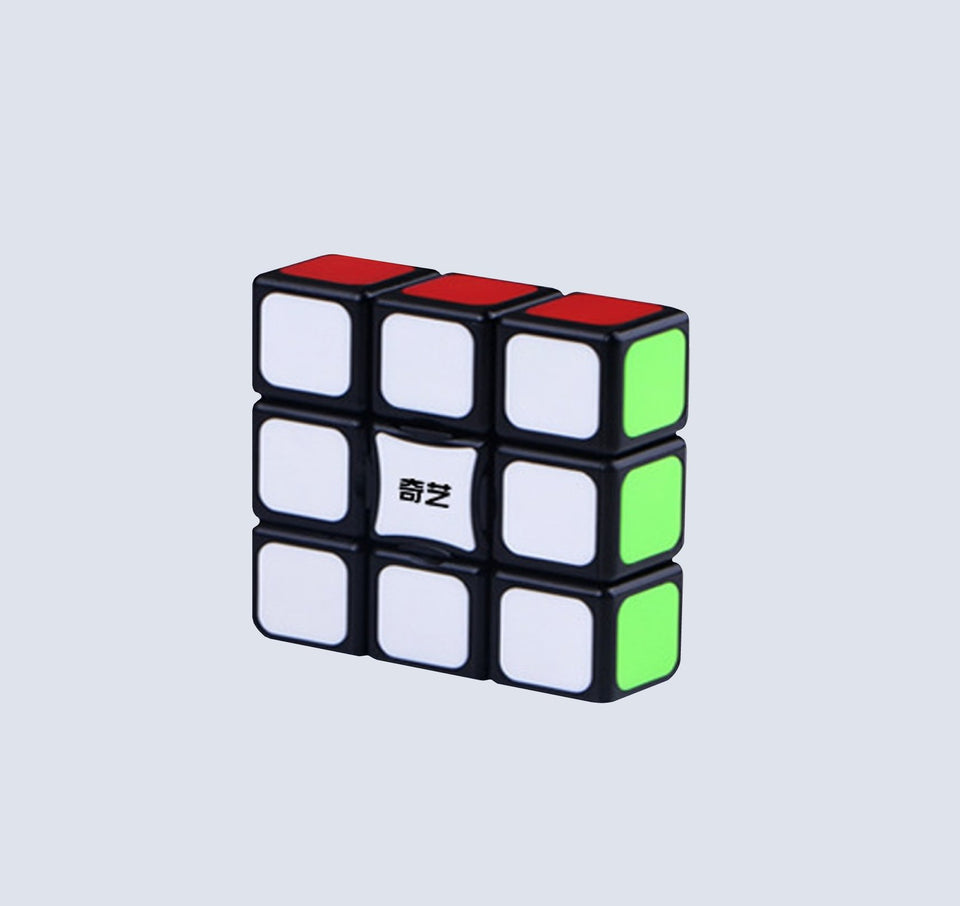 QiYi 1x3x3 Black Cube | Educational IQ High Speed Magic Cube Puzzle - The Cube Shop