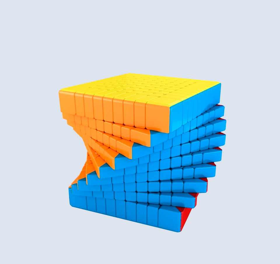 9x9 Stickerless Speed Magic Rubik's Cube | QiYi, MoYu & YuXin - The Cube Shop