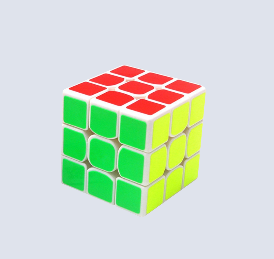  3x3 QiYi White Magic Rubik's Cube. The Perfect Educational Speed Cube! - The Cube Shop