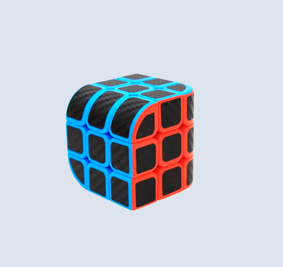 Zcube Trihedron Carbon Fiber Curvy 3x3x3 Magic Cube Puzzle - The Cube Shop