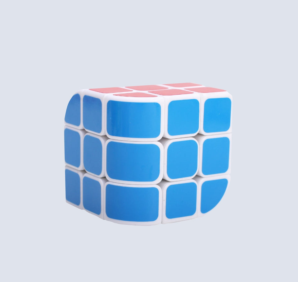 Zcube Trihedron White Curvy 3x3x3 Magic Cube Puzzle - The Cube Shop