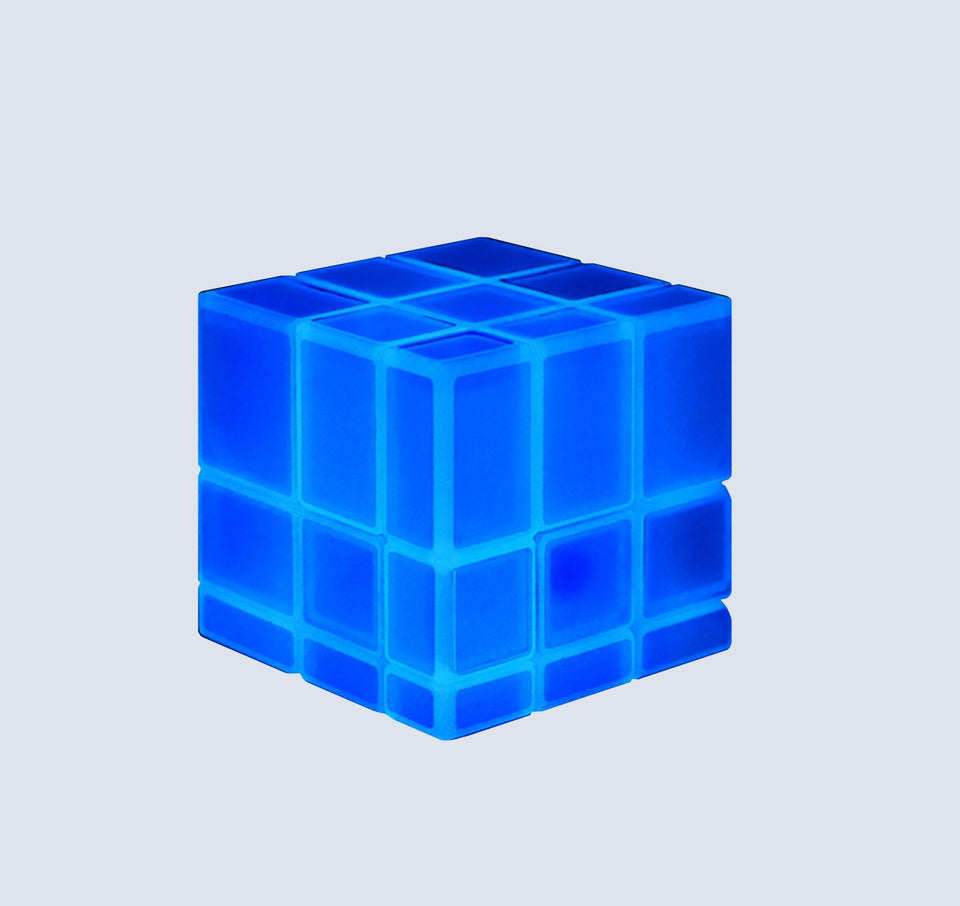 3x3 Mirror Speed Cube Blue Puzzle - QiYi & ShengShou - The Cube Shop