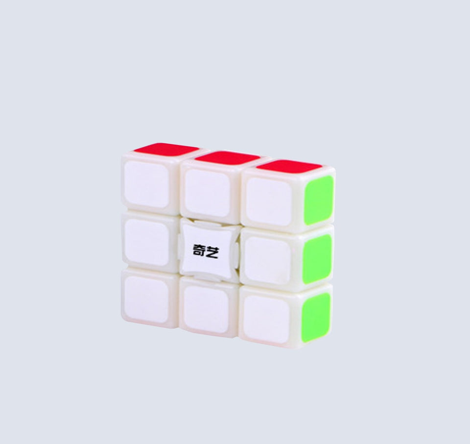 QiYi 1x3x3 White Cube | Educational IQ High Speed Magic Cube Puzzle - The Cube Shop