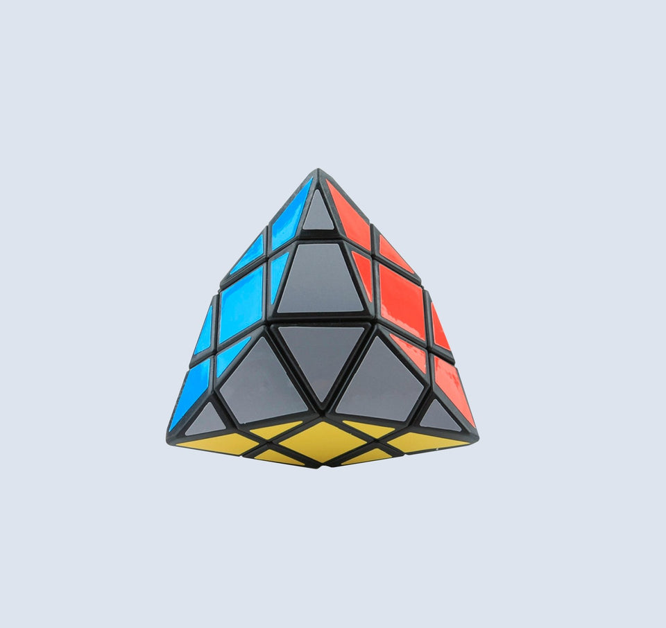 3x3 Dumplings Pyramid Speed Magic Cube Puzzle - Black - The Cube Shop
