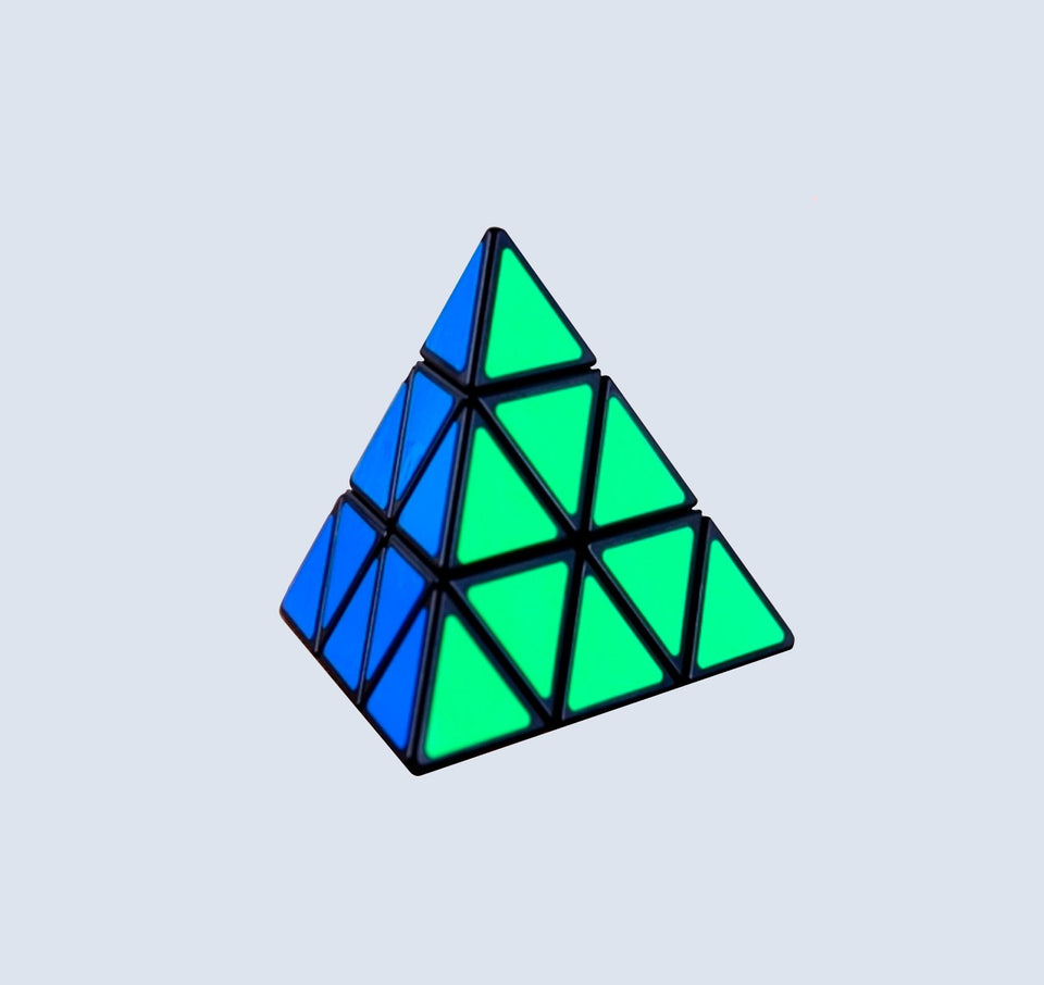 3x3 Pyramid Speed Magic Cube Puzzle - Black - The Cube Shop