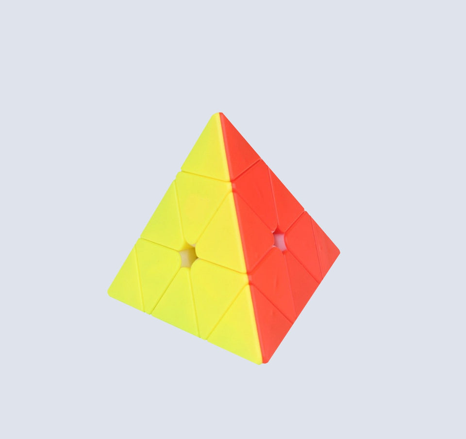 3x3 Stickerless Pyramid Speed Magic Cube Puzzle - The Cube Shop