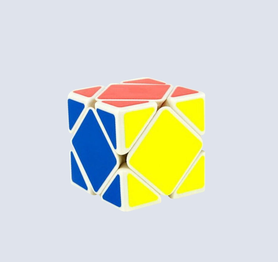 MoYu & QiYi Skewb Magic Speed Cube Educational Puzzle - White - The Cube Shop