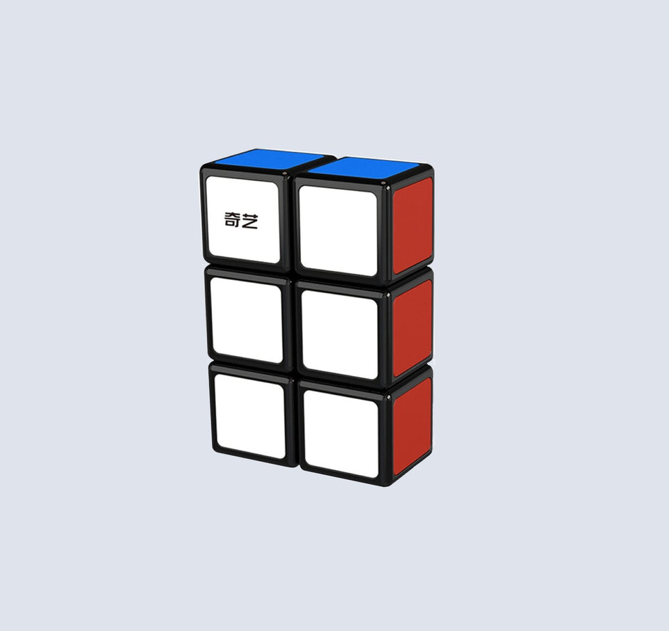 QiYi 1x2x3 Black Cube | Educational IQ High Speed Magic Cube Puzzle - The Cube Shop